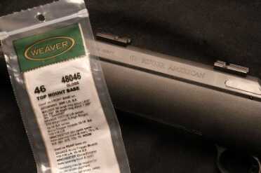 The American doesn't use the Model 77 rings and bases. It takes standard #46 Weaver base, and it actually comes with them, though for some reason the previous reviewer of this particular rifle had left them out of the box when he returned it and we had to go buy some at Bass Pro