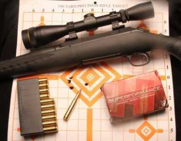 This was one of a few targets we were able to quickly shoot before SHOT Show. They mostly averaged about an inch or a little more over five shots, with the first 3 well under an inch. This is about the norm from what we have seen with the new era of sub-MOA deer rifles. At 6.5 pounds, the American has a thin and light barrel meant to carry all day in the woods, not to bench rest all day at the range, and our first three shots out of a cold gun were about a half inch out of the box on the American. Legend implies something Legendary is happening. The American could be a Legendary great value in a deer rifle.