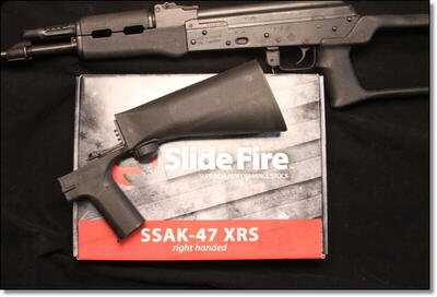 SlideFire SSAR-15-SBS and SSAK47-XRS