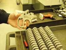 Bond Arms Derringer - Range Report & Factory Tour The frames start out as investment castings.