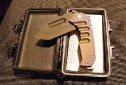 Medford Knife and Tool: Quality knives made in America—SHOT Show 2014 Medford ships their knives in a hard case for protection
