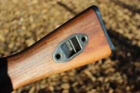 PTR 91 Wood Classic KR – New Gun Review The rear sling mount is both easily accessible and completely out of the way.