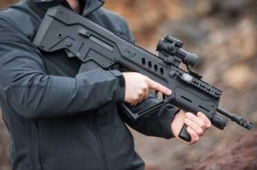 Aimpoint PRO—Advanced Technology and Durability IWI Tavor with Gear Head Works TMF & Aimpoint PRO