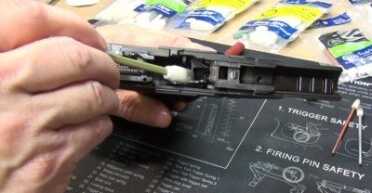 Gun Tips can reach and clean places that might otherwise require a detail strip.