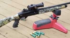 The TruGlo Triton Gobble Stopper is a great match to the Raptor.