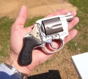 Taurus View - Light, Pocketable Titanium & Lexan Revolver —New Gun Review You can see why Taurus calls this a mini revolver, even in my small hand.