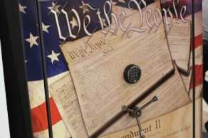 Though most safes are simple in their adornment, Liberty can dress them up. This one makes a statement. 