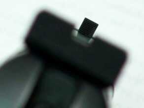 The sights are good quality, and the rear is fully adjustable. But the author would prefer 3-dot night sights for a carry gun.