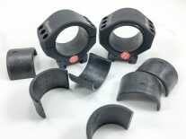 These Burris XTR Signature Rings have various inserts that allow you to "ramp" the scope for long-range shooting.