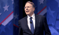 A photo of NRA Exec. V.P. Wayne LaPierre