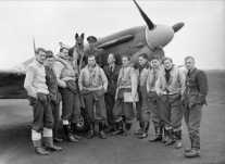 Flight Crew with Dog