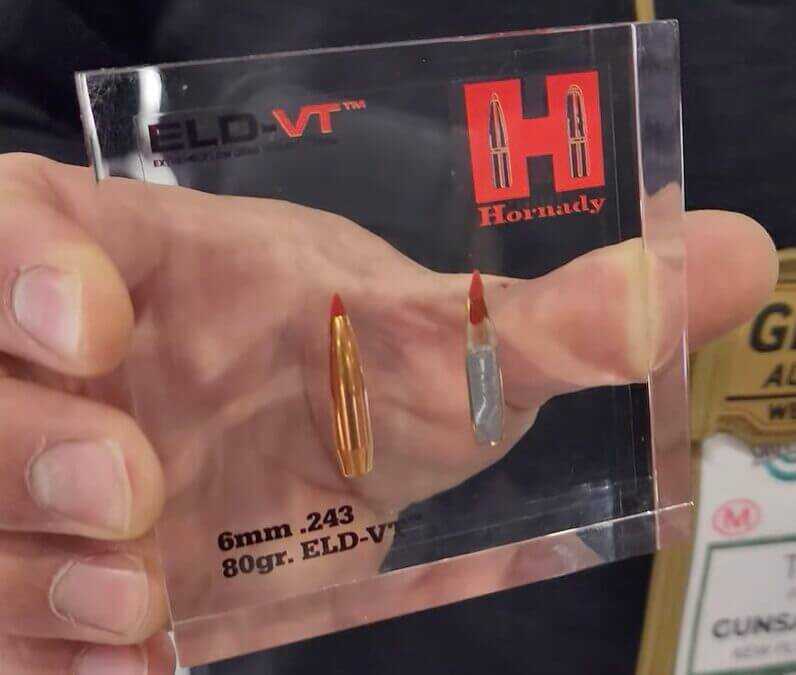 The ELD-VT (Extreme Low Drag-Varmint Target) bullet!