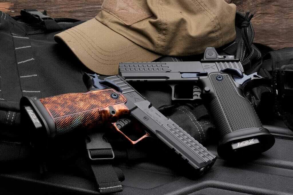 Two SK pistols known as the "sidekick."