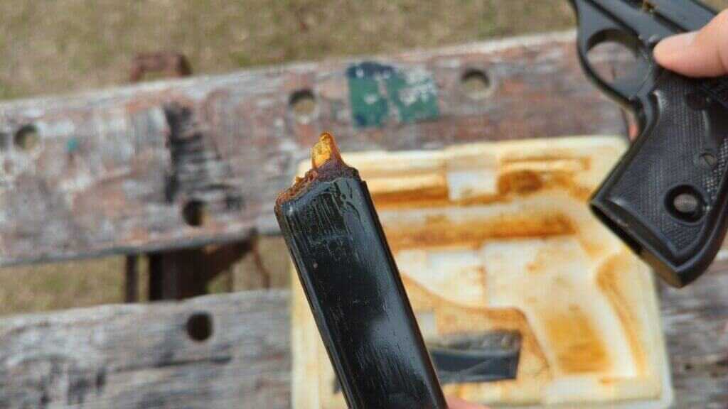 cosmoline covered magazine