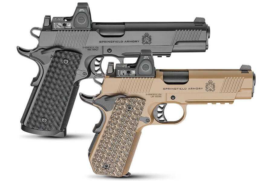 The Springfield Armory TRP 1911 in 9mm and .45 ACP.