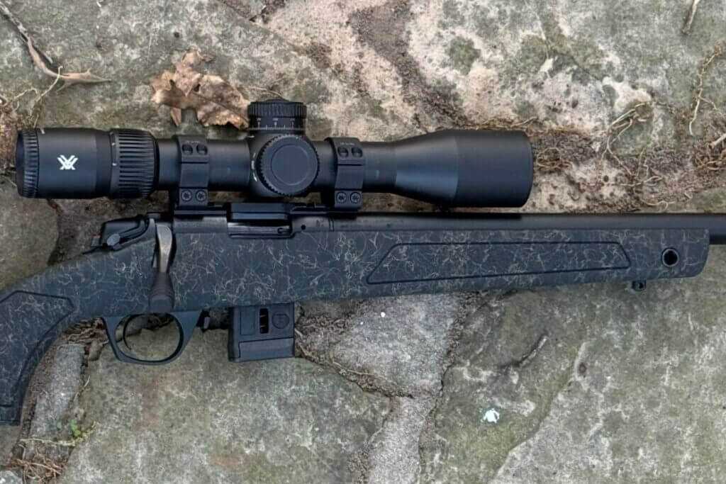 rifle stock and optic