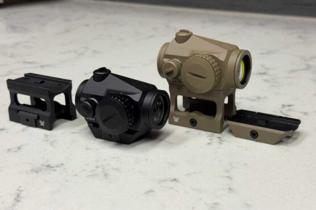 black and tan Vortex Crossfire green dots