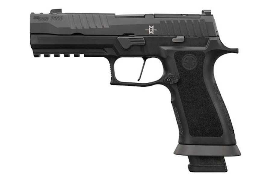 The P320 M.O.D. pistol.