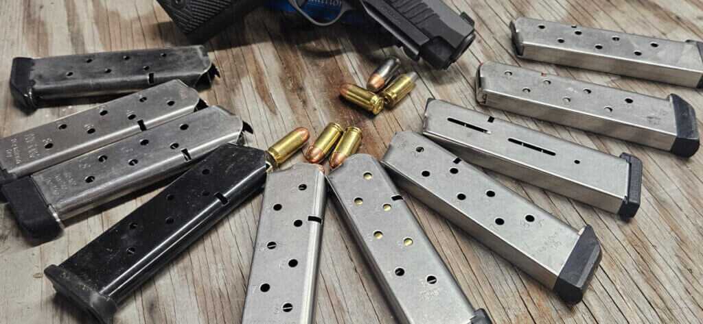 Different brands and styles of magazines used