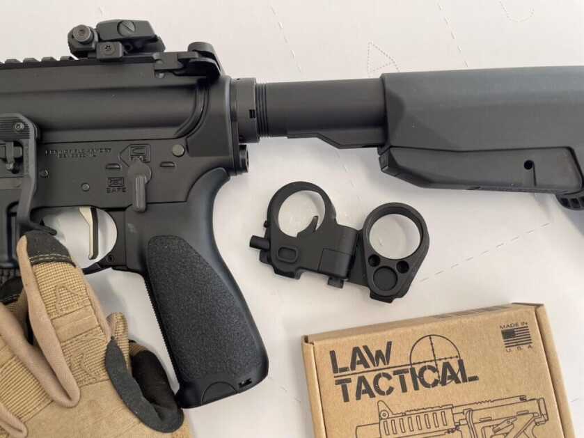 the Law Tactical Folding Stock Adapter kit