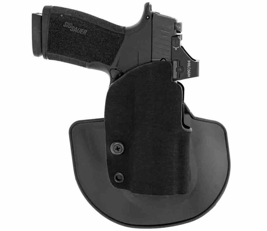 Safariland's OWB Holster with a SIG Sauer.