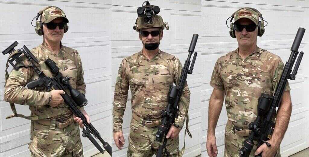 men in multicam