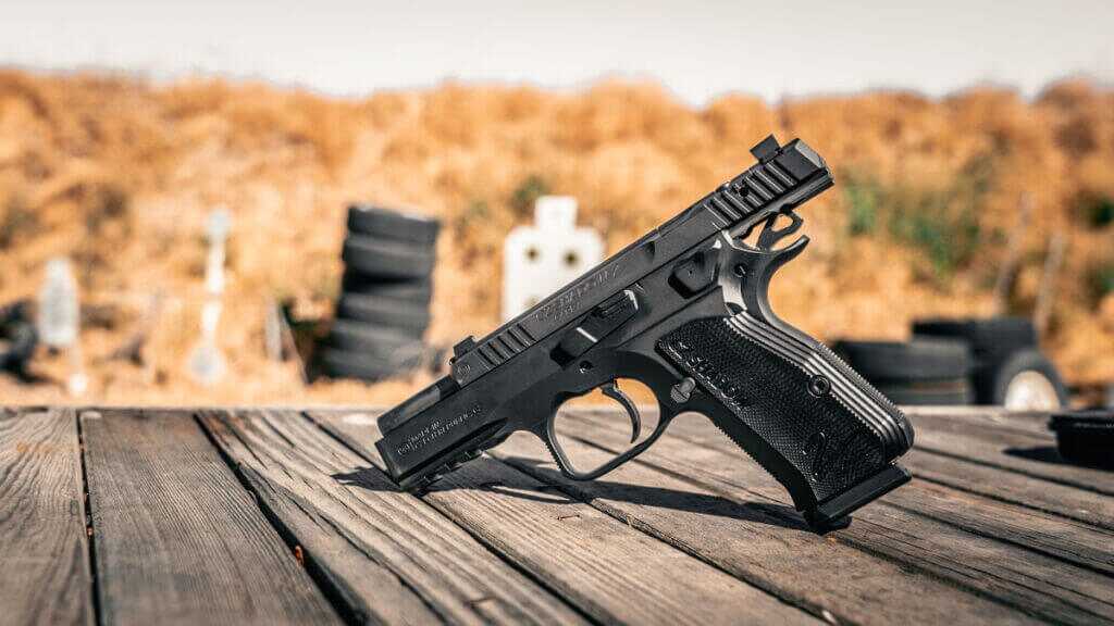 CZ Shadow 2 Carry locked open.