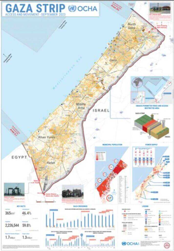 map of Israel