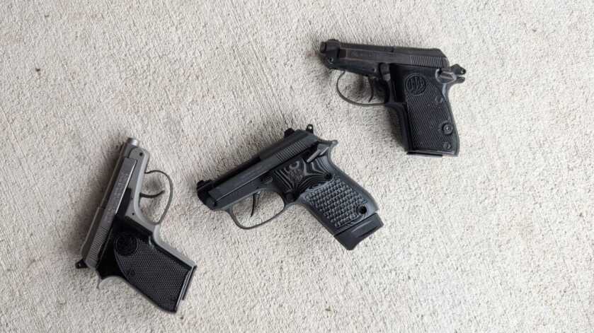 Beretta 21A Bobcat and 20X Bobcat side by side updated X-series styling