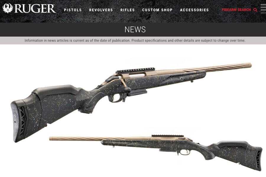 The new Ruger American Rifle Gen II Prairie will be available with an MSRP of $729.