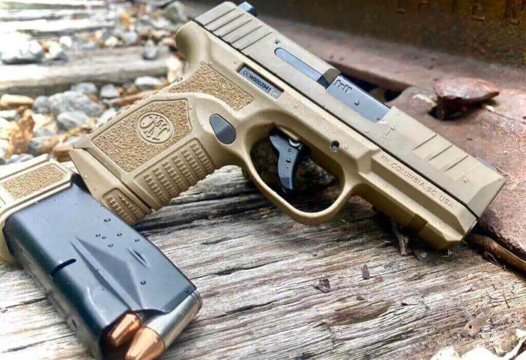 FN Reflex micro 9mm concealed carry pistol with extended magazine and ammo 2025