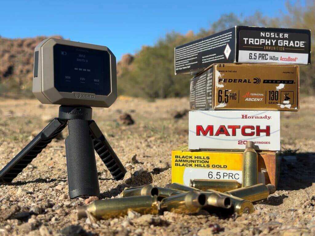 Test ammo lineup and Garmin Zero Chronograph for Blaser R8 Ultimate accuracy workup