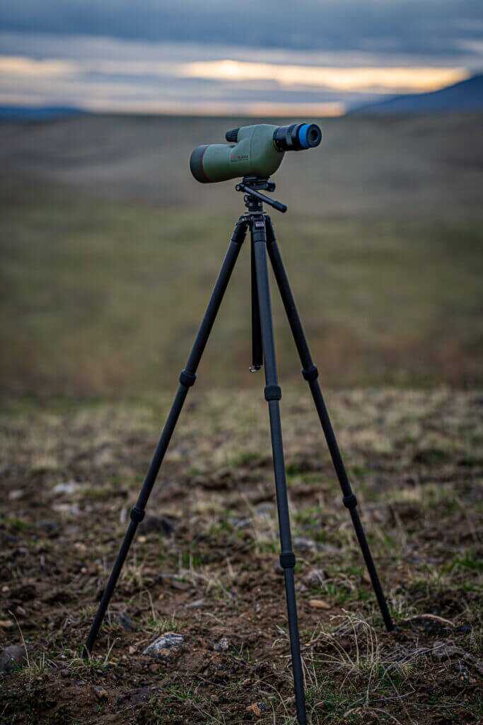 Aziak Backcountry Lite Tripod paired with Ridge Warden head for 1.5 lb total carry weight
