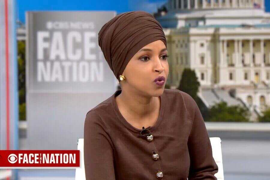 Rep. Ilhan Omar on CBS's "Face the Nation."