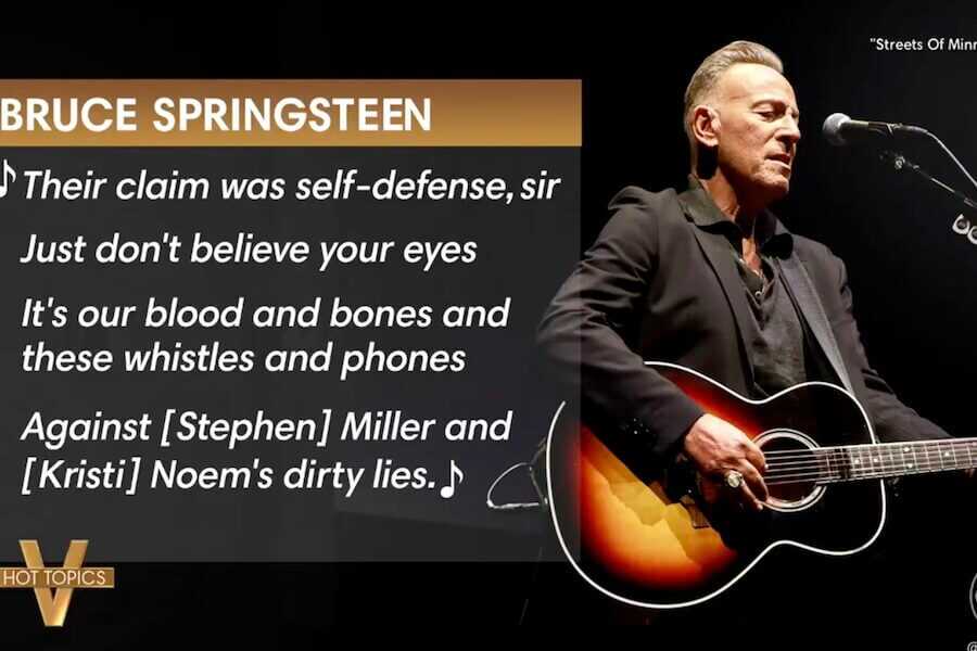 Bruce Springsteen releases a anti-ICE protest song.
