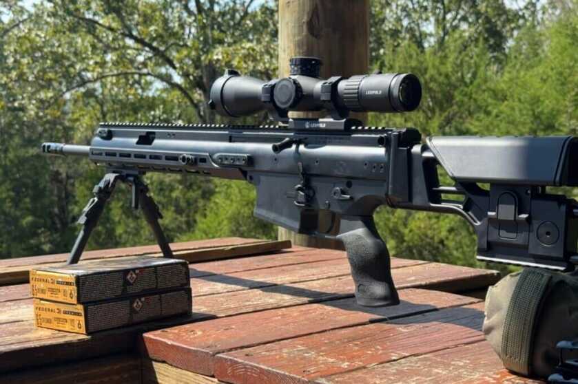 FN SCAR 20S engaging steel to 1385 yards during event