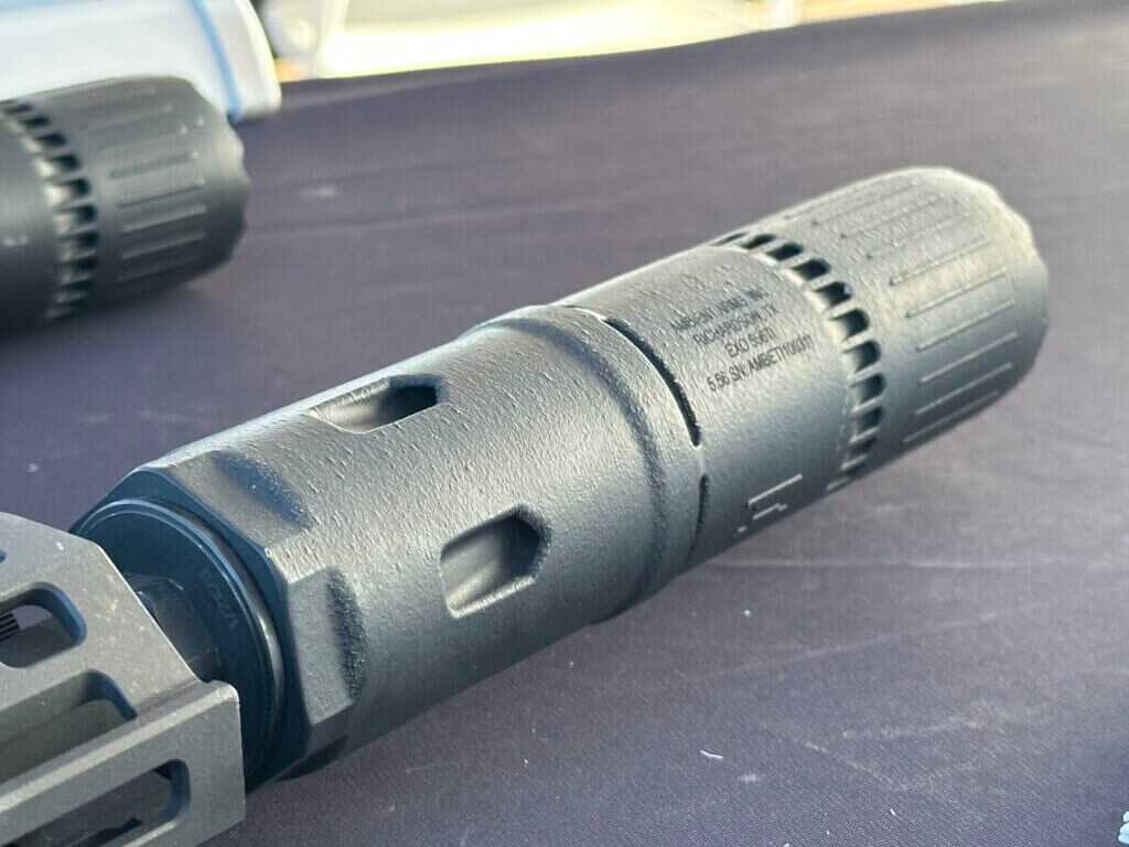 Closeup view of the back of the Exo Mini shows the HUB mount and aft intake ports.