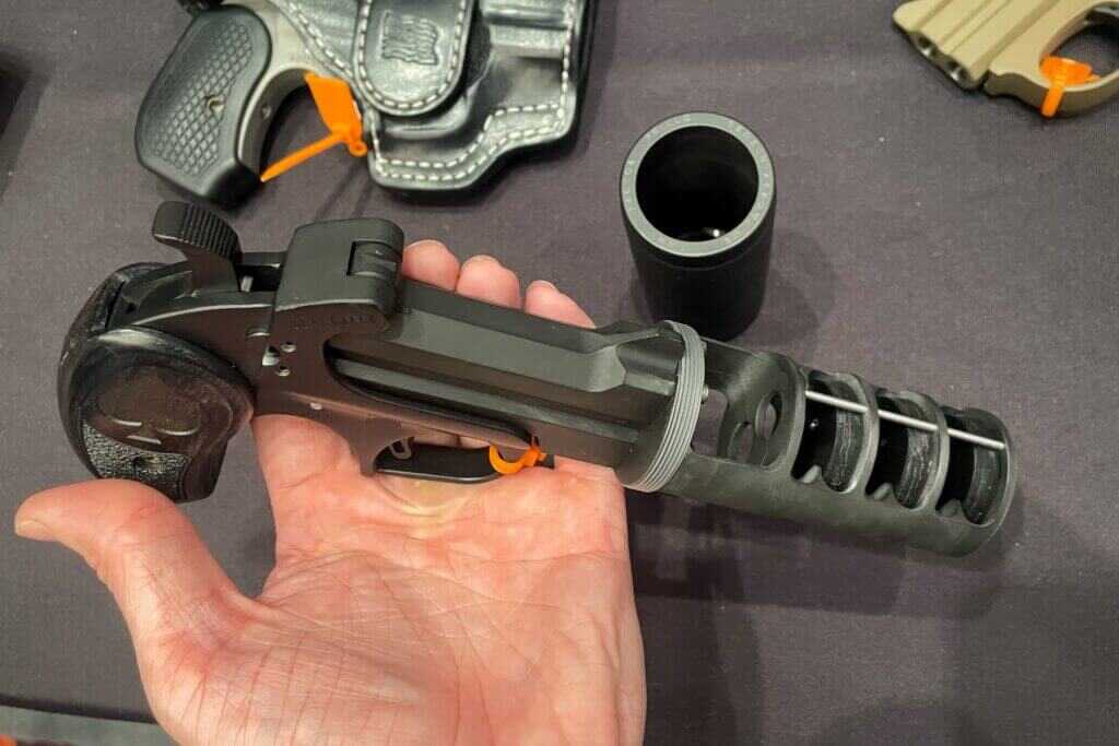 Third Echelon suppressed Bond Arms derringer