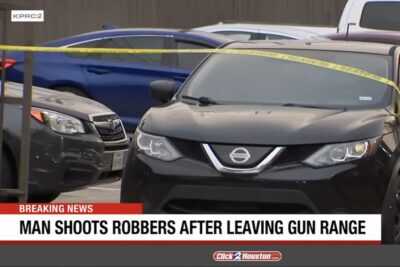 Armed Robbers in Houston targeted a man leaving the gun range.
