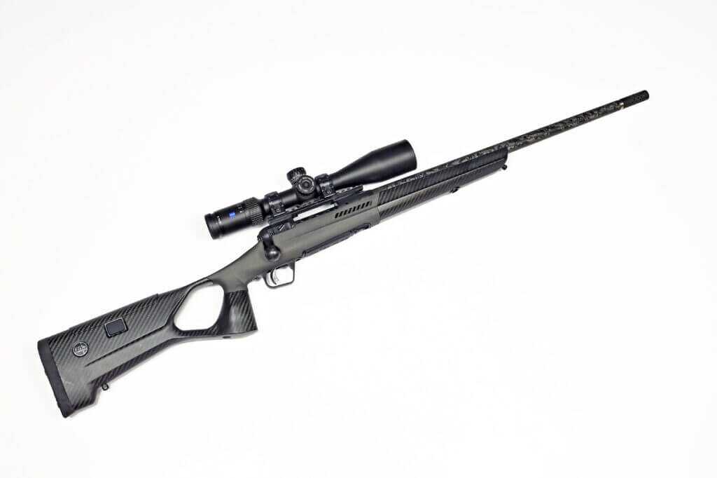 Savage 110 KLYM V2 ultralight hunting rifle with carbon fiber barrel and stock