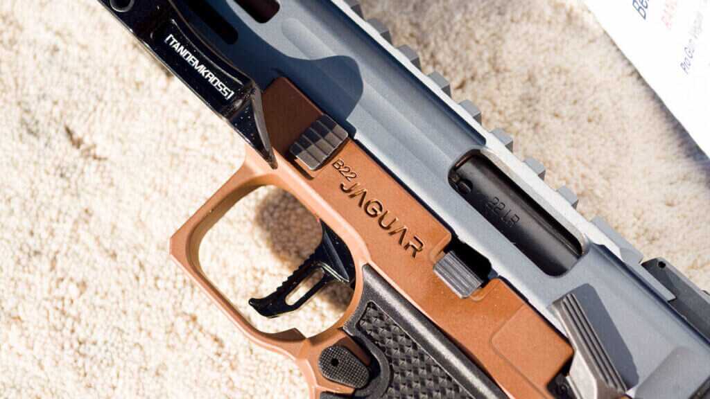 Close up of the left side ejection port.