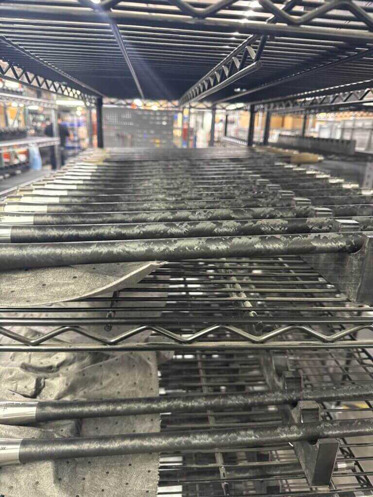 Seekins Precision carbon fiber barrel production inside the manufacturing facility