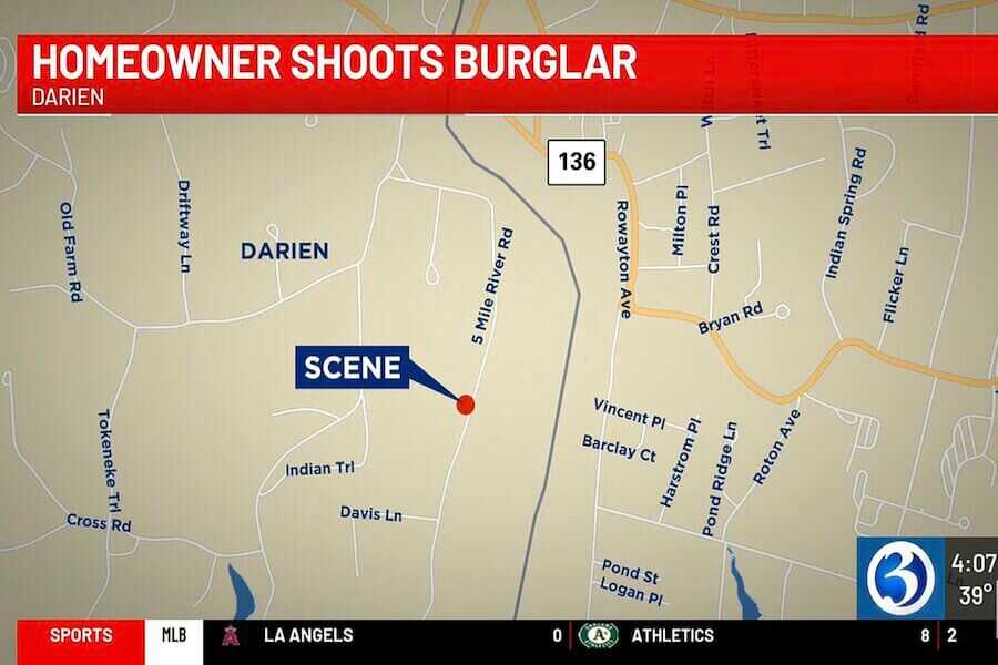 A map of where the shooting happened.