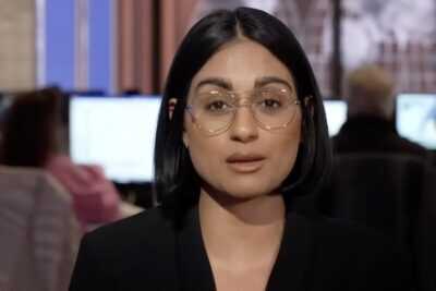 News reporter covers the story of