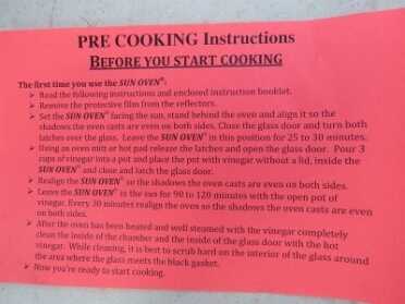 This is a giant pain. When you first heat up the oven you have to boil some vinegar in it, then swab out the inside with the vinegar. 