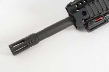 The rifle came with a Daniel Defense 1.875” flash suppressor.