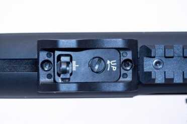 If you have a dime in your pocket, that's all you need to make adjustments to the rear sights.