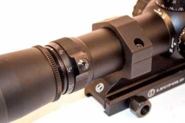 Premium Optics Solutions for the 300 AAC Blackout The Leupold offers 1.5x to 5x magnification.