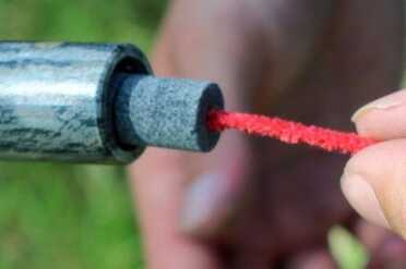 Nothing Traditional about Traditions' Vortek .50 The preformed pellets aren't cheap, but they're incredibly easy to use.