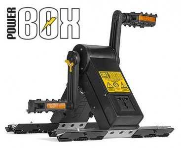 The K-Tor power box is one of the few pedal generator options on the market today. It is strong enough to power small electronics, but little else. 